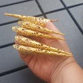 Gothic Metal Claw Rings & Armor – Vampire Costume Accessory for Halloween, Cosplay, LARP, Black Gothic Finger Claws, Unique Gift