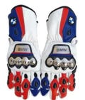 Bikers Motorcycle Leather Gloves Motorbike Biking Leather Street Racing Protective Gloves