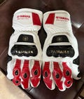 Yamaha Racing Motorcycle Gloves | Leather Moto GP Riding Gloves | Protective Biker Gear Men Women