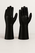 Leather Long Cuff Medieval Gauntlet Gloves – Handmade Cosplay Gloves for LARP, Renaissance Fairs, and Fantasy Gloves for Halloween Costumes
