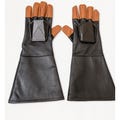 Boba Fett Genuine Leather Gloves | Mandalorian Boba Fett Cosplay Gloves | Boba Fett Flight Suit Cosplay Gloves with 3D Printed Plates
