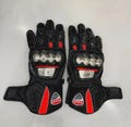 Ducati Corse Biker Leather Gloves For Safe Riding Totally Handmade With Premium Quality Cowhide Leather For Cafe Racers Best Christmas GIFT