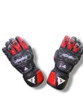 Dainese Red & Black Carbon Pro Racing Gloves