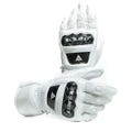 Dainese Men’s Leather Motorcycle Racing Suit | Custom Protective Riding Gear | Black White Biker Track Suit