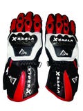 vyperx  Leather motorcycle Racing Gloves, Leather Motorbike Gloves- CE -Certified | - Top grain Cowhide mild leather Gloves