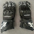 Alpinestars GP Pro Style Black Leather Motorcycle Racing Gloves | Sportbike Track Riding Protective Biker Gear