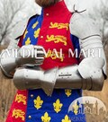 MEDIEVALMART Historical knight military warrior full hand armor with gauntlet protect for enemies ~ Medieval hardened steel body armor