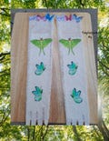 Fairy luna moth butterfly fingerless white lace mesh gloves,romantic wedding gloves,Mixed media,fairycore festival boho, gift for her
