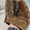 Vintage MacGregor G155 Model Mitt Baseball Glove 1950's - Inside Out