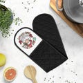 Festive Holiday Oven Mitts, Kitchen Gifts, Christmas Cooking, Home Decor, Baking Accessories