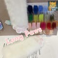 Customizable Long Furry Paws Gloves – Soft Plush Cosplay Claw Hand Accessories, Halloween Costume Furry Paw Hand Made with Adjustable Colors