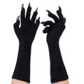 Cat/Fox/Wolf/Dog Paws w/Claws Black Gloves Costume Cosplay Therian Furry Faux Fur Fursuit Mittens
