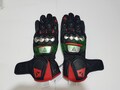 Motorcycle Leather Bikers Gloves Customized Leather Motorbike Street Racing Gloves CE Armour