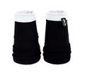 weiche musthave Wende Armstulpen schwarz weiss Baumwolle Jersey 1 A Qualität klassisch schön