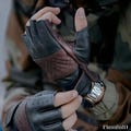 Black Brown Leather Rider Gloves Motorcycle Essentials, Leather Gloves, Genuine Leather, Winter Gloves, Driving Gloves
