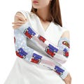 A Pair of “Break the Ice” Cooling Arm Sleeves | UV Protection Statement Wear | LA Street Style | California