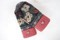 Kids upcycled sweater mittens kid's felted wool mittens warm lined sweater mittens for her size XS
