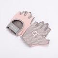 Pink Pilates Grip Gloves, Non Slip Workout Yoga Gloves, Sports, Gym & Fitness Training Gloves for Sweaty hands, Stability and Performance