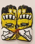Unisex Alpinestars Motorcycle Racing Gloves Yellow – Protective Biker Gloves, Full Gauntlet Moto Gear, Street Riding Gloves