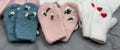 Handmade Kids’ Mittens 2-3 years