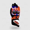 Jack Miller inspired Motorbike Leather Racing Gloves