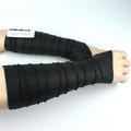 Faux Leather Fingerless Gloves, Perfect for Cosplay, Festivals & Everyday Style,  Handmade, ARW 12_30-L2