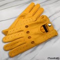 Retro Touring Classic Genuine Leather Motorcycle Gloves, Genuine Leather, Winter Gloves, Driving Gloves, Fashion Gloves