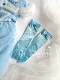 Cinderella Elsa Frozen Queen Princess Kids Girls Gloves Dress Up Costume Halloween Birthday Party Christmas World Book Day