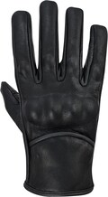 MC GEAR SUPPLY Leather Gloves - Motorcycle Gloves with Rubberized Knuckle Protection Light Lining and Adjustable Wrist Strap