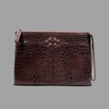 Luxury Crocodile Leather Clutch Bag
