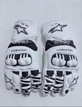 Alpinestars Motorcycle Leather Gloves Men Women MotorBike Protective Glove Sports Racing