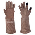 Medieval Gauntlet Gloves Leather Armor Cosplay Costume - Black Brown Handmade Renaissance Knight Accessories