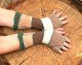upcycled warm woodsy wood and cashmere