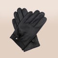 Men's Unlined Leather Gloves – Classic Driving Gloves, Officer Style Police Look Gloves, Soft  Leather Dress Gloves