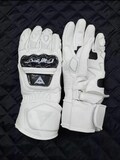 Dainese Motorcycle Racing Gloves – Leather Protective Riding Gear with Carbon Knuckle Armor