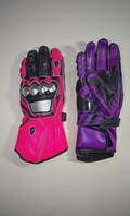 Genuine Leather Motorcycle Gloves – Racing, Riding & Protective - MotoGP Leather Gloves