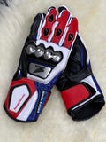 Honda Genuine Leather Motorcycle Racing Gloves: Knuckle Protection