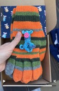 Coraline gloves hand knitted Christmas gifts for women teen kids Birthday daughter gift best friend