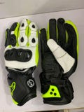 Motorcycle Racing Gloves | Leather Protective Biker Gloves with Knuckle Armor | Full Gauntlet Riding Gloves for Men & Women
