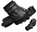 Handmade Genuine Italian Sheepskin  Leather Gloves: Cashmere Lined Sheepskin Winter Gloves,  High quality gloves for men, Size S~2XL