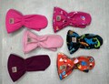 Family mittens with merino wool lining, softshell shell, extended cuffs, water resistant style