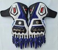 Suzuki Motorbike Leather Gloves Customized Motorcycle Leather Gloves Bikers Gloves